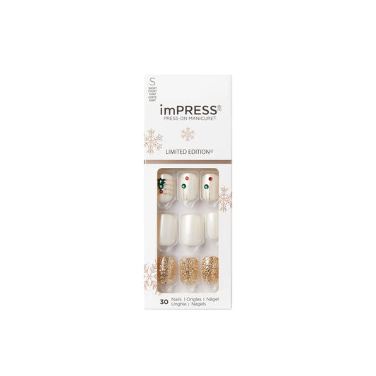Kiss Impress Snowfall 30 Nails (85697)