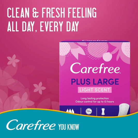Carefree Plus Large Light Scent 48 Pcs
