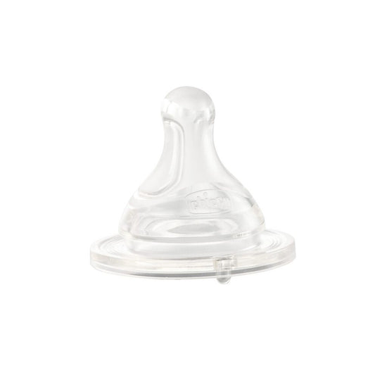 Chicco Physio Anti-Colic Slow Flow Silicone Bottle Nipple (0+ Months) 2 per pack