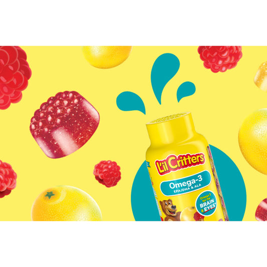 Lil Critters Omega 3 120 Gummies