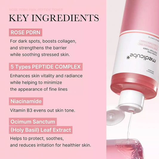 MEDICUBE PDRN PINK CICA SOOTHING TONER 250 ML