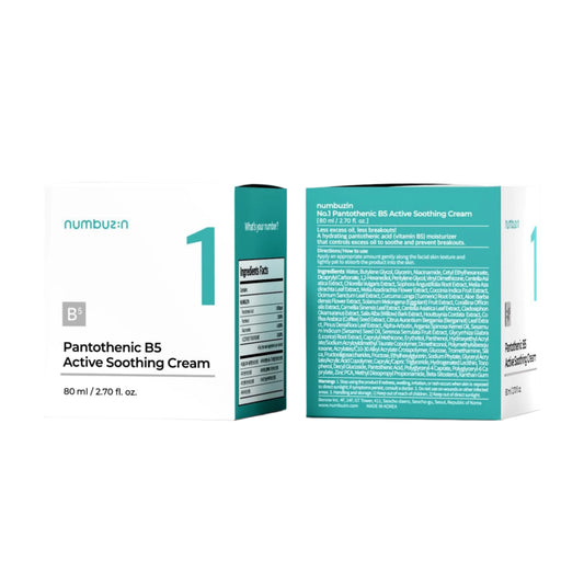 NUMBUZIN PANTOTHENIC B5 ACTIVE SOOTHING CREAM 80 M