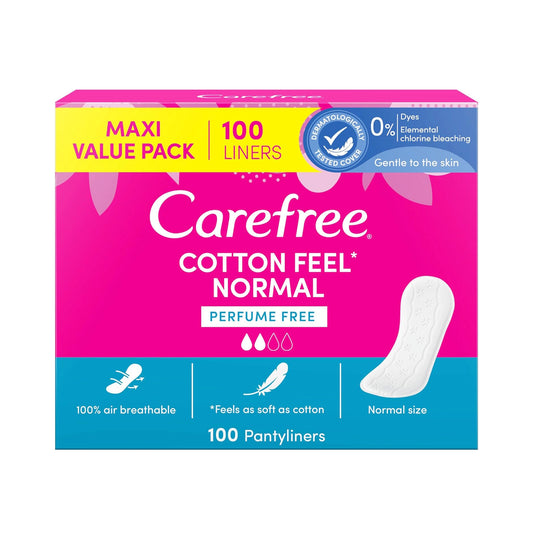Carefree Normal Perfume Free 100 Pad