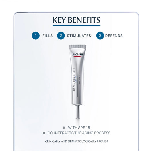 EUCERIN HYALURON FILLER EYE SPF 15+ 15 ML