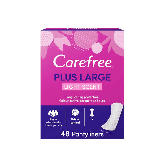 Carefree Plus Large Light Scent 48 Pcs