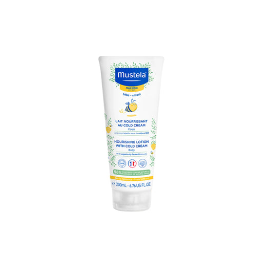 Mustela Nourishing Body Lotion with Beeswax for Dry Skin (0+ Months) 200ml