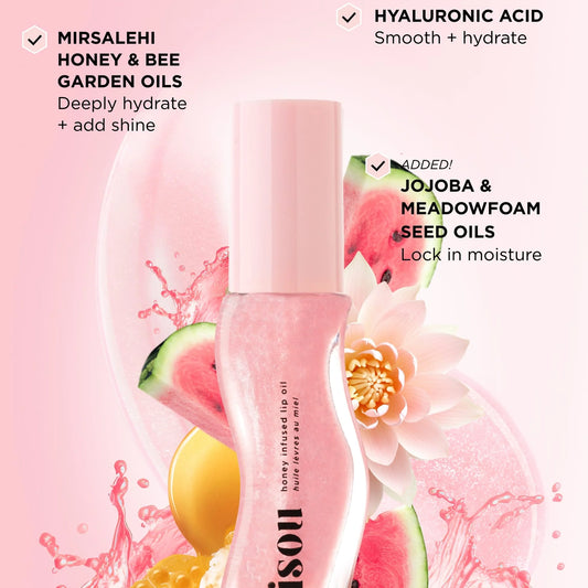 Gisou Honey Infused Lip Oil Watermelon Sugar
