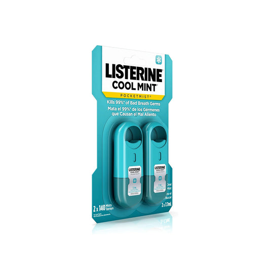 LISTERINE COOL MINT POCKETMIST ORAL MISTS 140*2