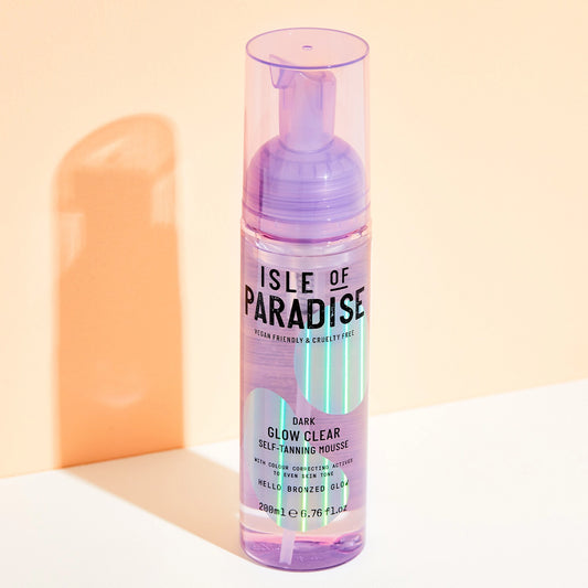 Isle of Paradise Dark Glow Clear Mousse 2OO ML