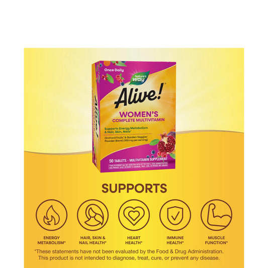 Alive Womens Complete Multivitamin 50 Tab