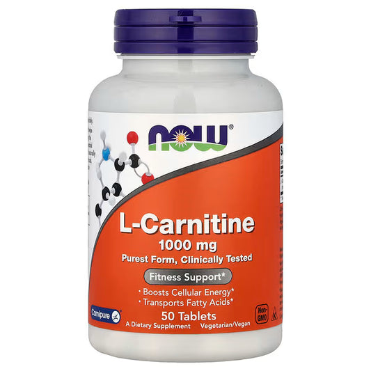 NOW L-CARNITINE 1000MG 50TAB