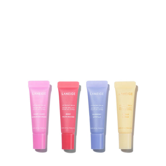 Laneige Glowy Mini Lip Balm Set 4 PCS