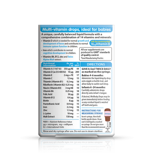 WELLBABY MULTI VITAMIN ORAL DROP 30 ML