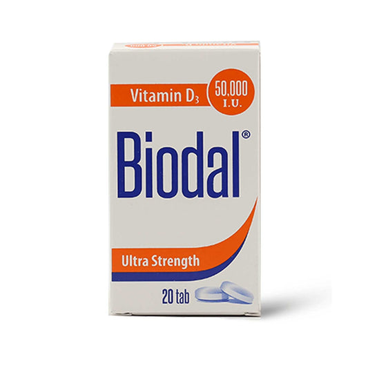 BIODAL VITAMIN D3 50.000 I.U 20 TAB
