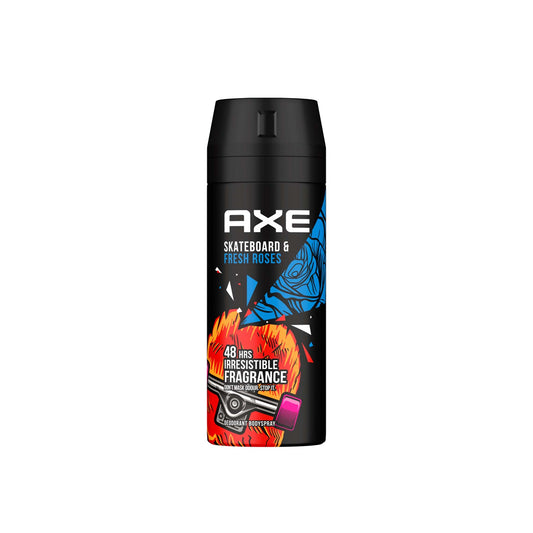 AXE SPRAY SKATEBOARD & FRESH ROSES 150 ML
