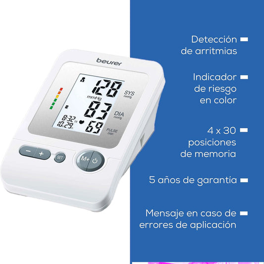Beurer Upper Arm Blood Pressure Monitor, BM 26