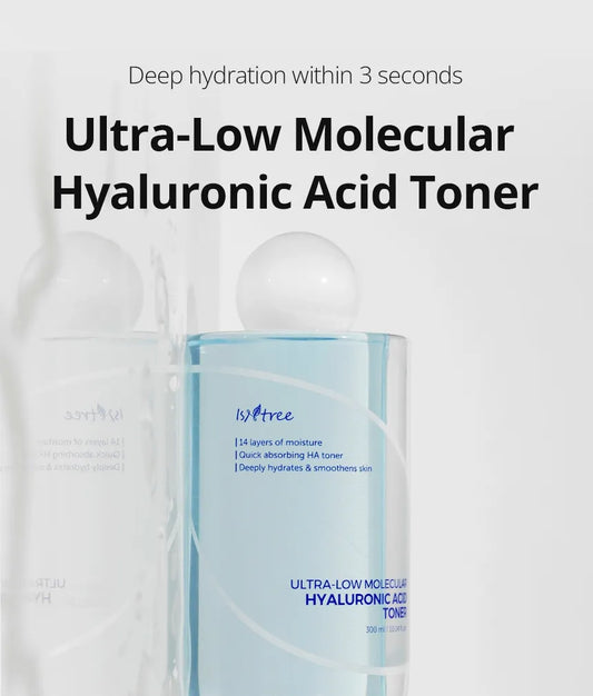 Isntree Low Molecular Hyaluronic Acid Toner 300 M