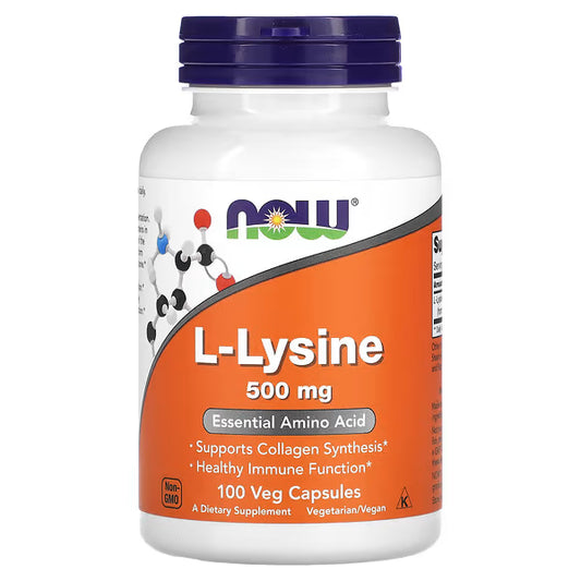 Now L-Lysine 500 MG 100 Veg Cap