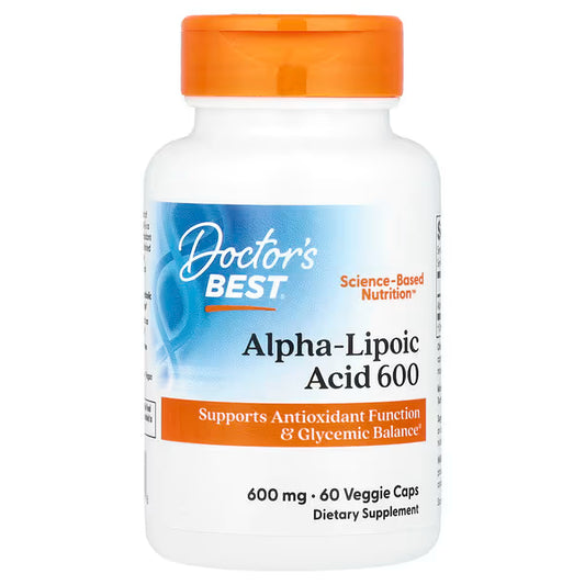 DOCTORS BEST ALPH-LIPOIC ACID 600MG 60CAPS