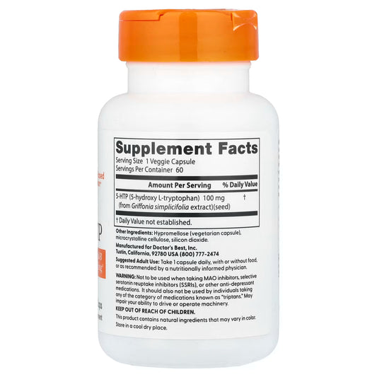 DOCTORS BEST 5-HTP 60 VEGGIE CAP