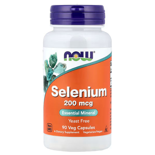 NOW SELENIUM 200MCG 90VEG CAP