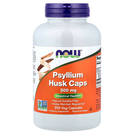 NOW PSYLLIUM HUSK 500MG 200CAP