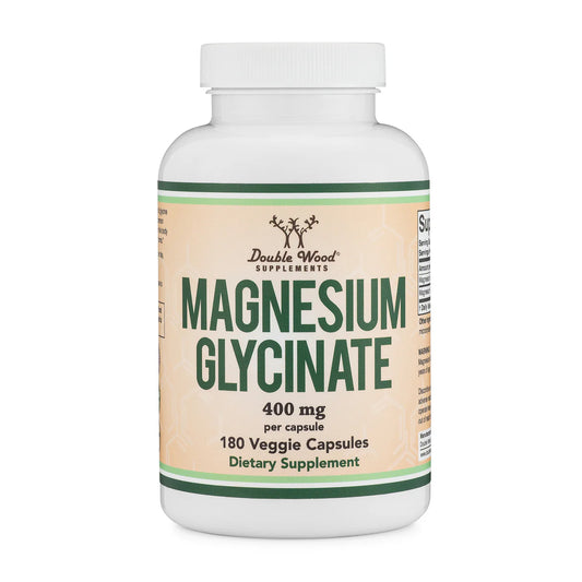 DOUBLE WOOD MAGNESIUM GLYCINATE 400MG 180CAP