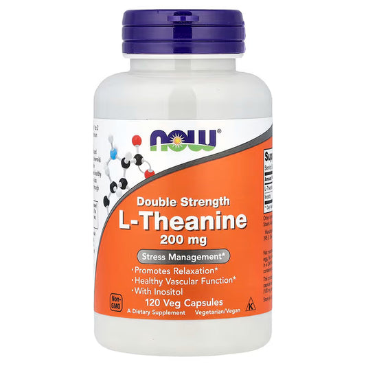 NOW L-THEANINE 200 ML 120 VEG CAP