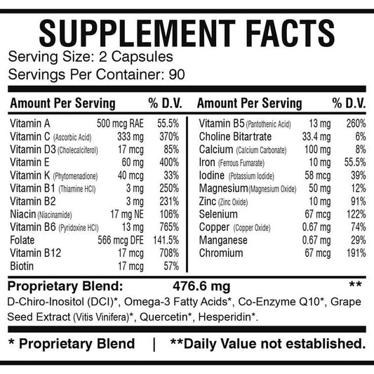 AMS PRECONCEPTION PLUS for Women 180 caps