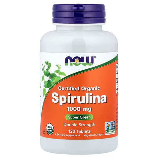 Now Spirulina 1000 Mg 120 Tab