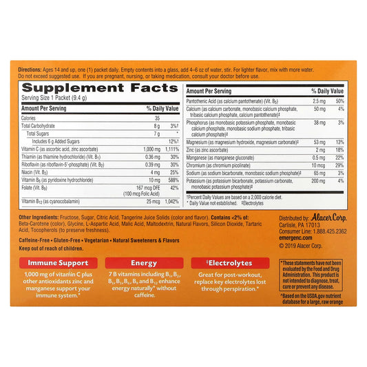EMERGEN-C 1000MG VITAMIN C 30 PACK