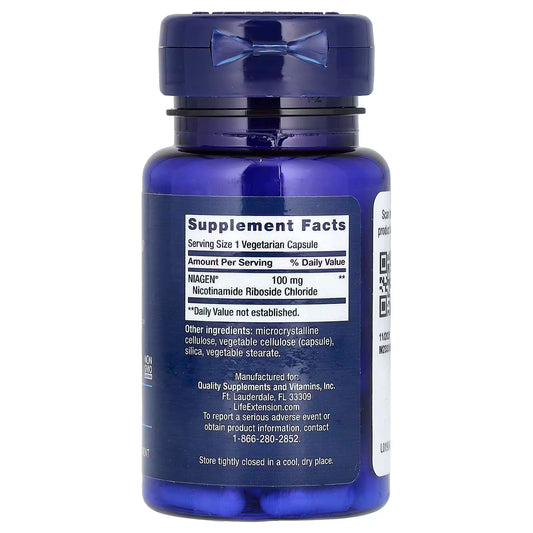 LIFE EXTENSION NAD 100 MG 30 CAP