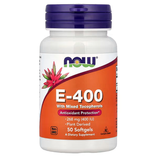 NOW E-400MG 50 TAB
