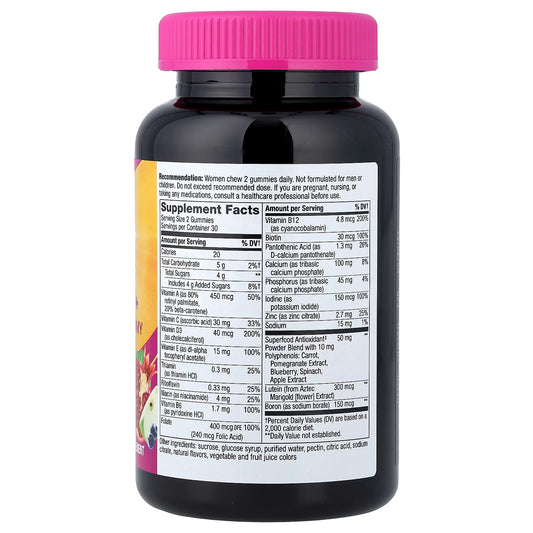 ALIVE WOMENS 50+ GUMMY MULTIVITAMIN 60 GUMM