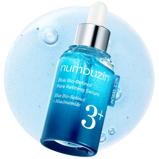 NUMBUZIN 3+ BLUE BIO RETINOL PORE REFINING SERUM