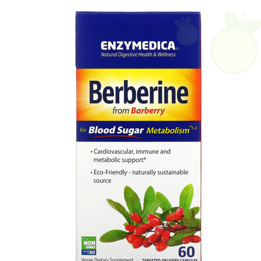 Enzymedica Berberine 510 mg 60 Caps
