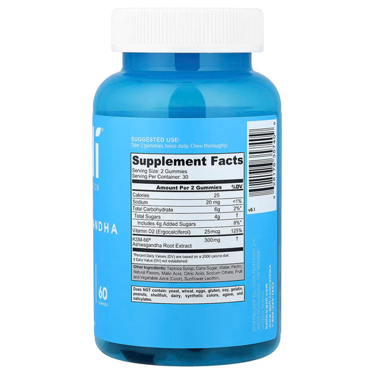 Goli Nutrition Ashwagandha 60 Gummies