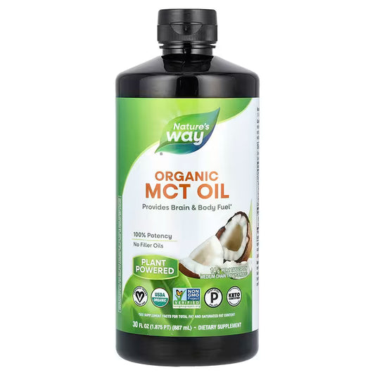 NATURES WAY ORGANIC MCT OIL 887 ML