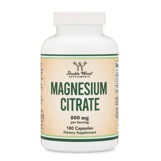 DOUBLE WOOD MAGNESIUM CITRATE 800MG 180CAP