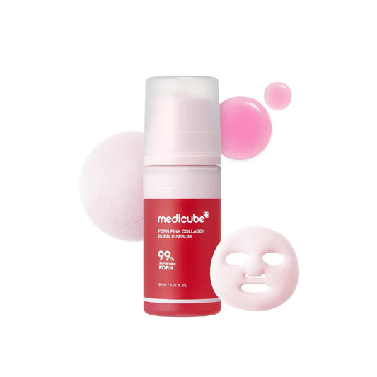 MEDICUBE PDRN PINK COLLAGEN BUBBLE SERUM 95ML