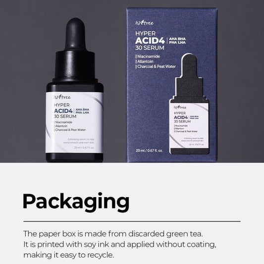 Isntree Hyper Acid 4 AHA BHA PHA LHA 30 Serum 20ML
