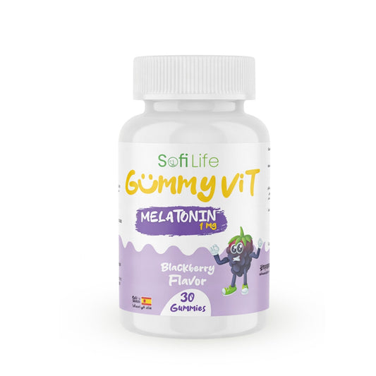 Sofi Life Gummy Vit Melatonin 1mg - Natural Sleep Support Gummies (30 GUMMIES)