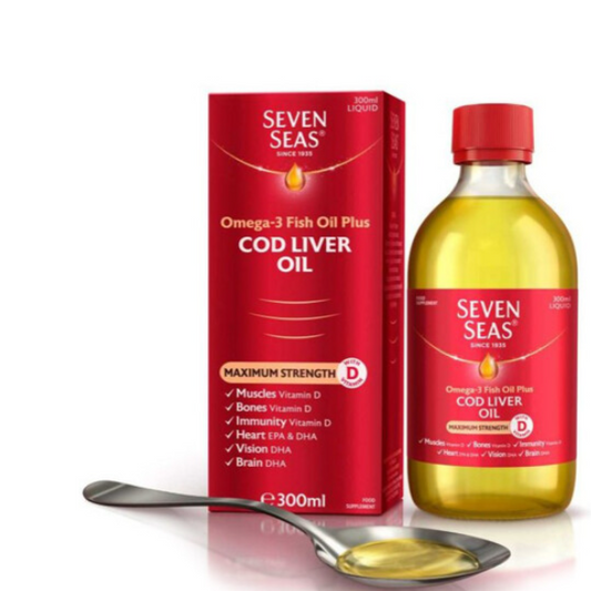 SEVEN SEAS PURE COD LIVER OIL 300 MLSYRUP