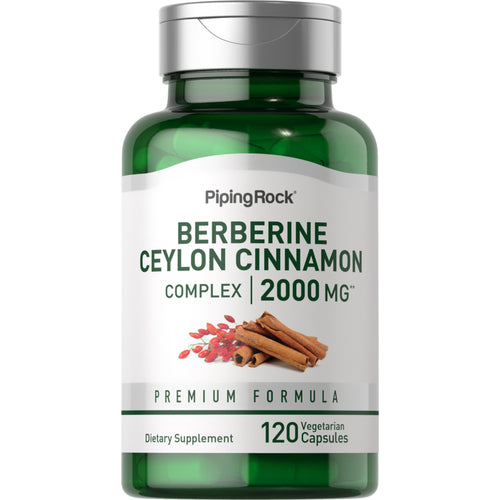 Berberine Plus Ceylon Cinnamon 2000mg | 120 Capsule