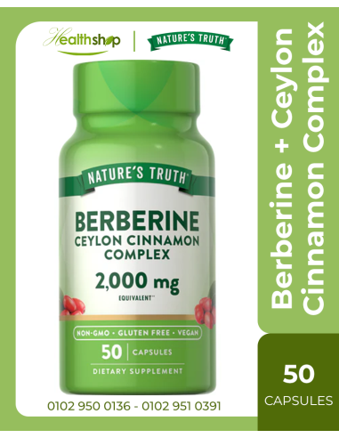 Natures Truth Complex Berberine 2000MG 50CAP IMP++