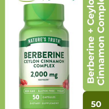 Natures Truth Complex Berberine 2000MG 50CAP IMP++
