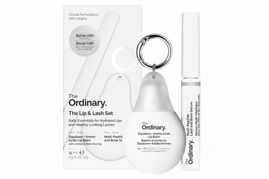 The Ordinary The Lip & Lash Set - Multi-Peptide Lash Serum & Lip Balm Duo