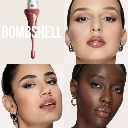 Huda Beauty Faux Filler Lip Gloss Bombshell 3.9ML