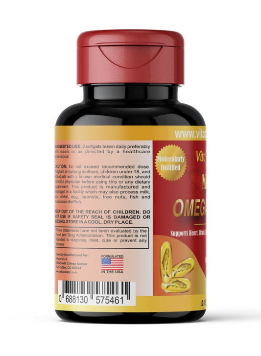 Vitcare Max Omega Care Fish Oil 2000 MG SOFTGELS