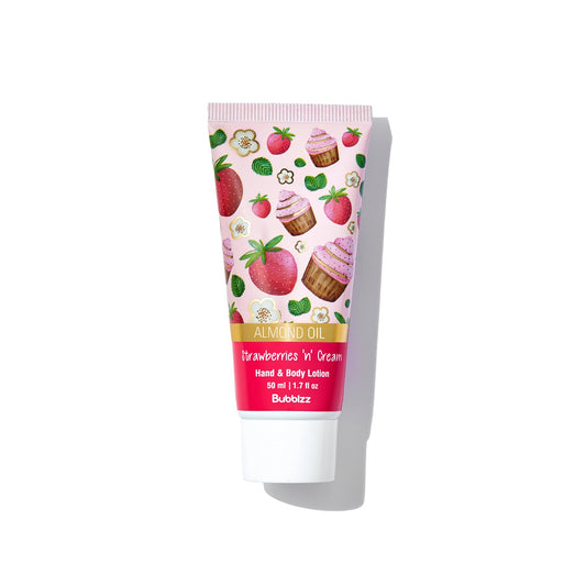 Bubblzz Strawberries N Cream Hand & Body Lotion